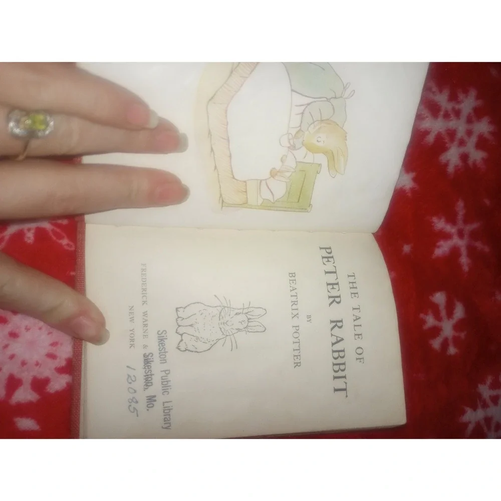 Beatrix Potter Lot Of (3) 1907-08 Books Puddle Duck, Tom Kitten And Peter Rabbit